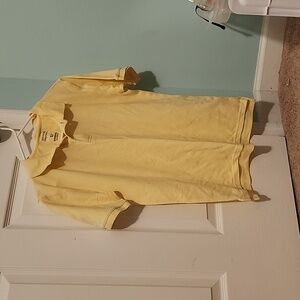 George yellow short sleeved collared shirt sz XL